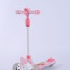 Wholesale Supply Little Fox Music Lighting Four Gear Adjustment 70-85Cm Kids Scooter