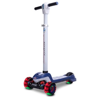 Online Wholesale Height 5 Gear Adjustable Rear Wheel Motor Electric Kids Scooter