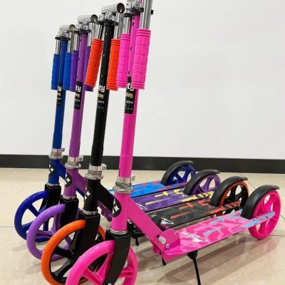 China Sourcing Agent All-Iron Big-Wheel Scooter 200Mmpu Wheel Color Box Packaging