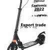 China Sourcing Agent Three Gear Adjustable Steel + Aluminum Alloy Plastic Adult Scooter With Handbrake