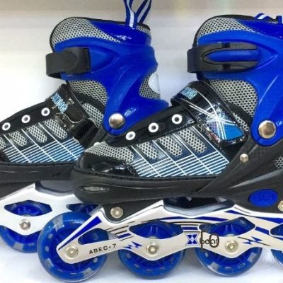 OEM Welcome Pu All-Flash Adjustable Roller Skates Color Box/Triangle Bag