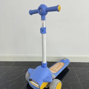 Personalized Four Gear Adjustment 70-85Cm Kids Scooter Thickening Pu Flash Wheel