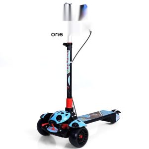 Wholesale Vendors Luxury Kids Scooter With Hand Brake Five Gear Adjustable Crank Plate Music Lighting