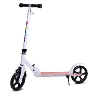 Wholesale Supply Front And Rear Enlarged 200Mmpu Wheel Side Single Foot Brake Five Gear Adjustment 80-100Cm Adult Scooter