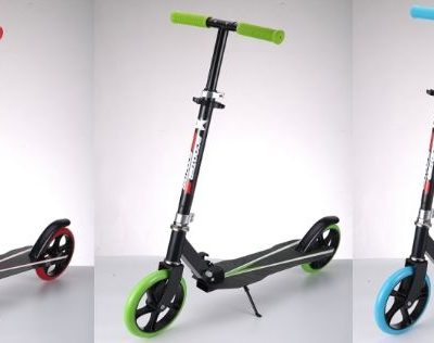 Wholesale Products Half Iron Aluminum 200Mm Pu Big Wheel Scooter