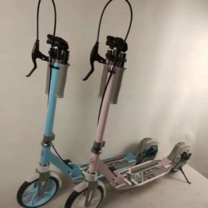 Personalized 200Mm Pu Wheel With Handbrake All-Iron Scooter